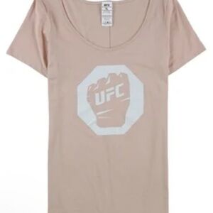 UFC Cotton Blend Tee in Soft Pink